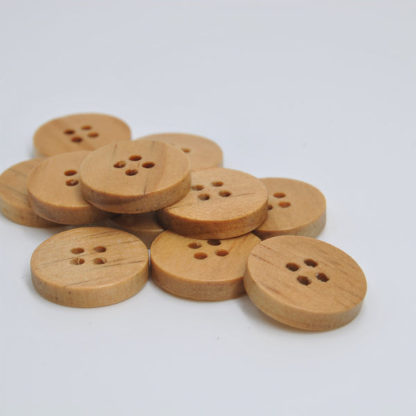 Button - Wood Classic #2 Four Hole – 18mm